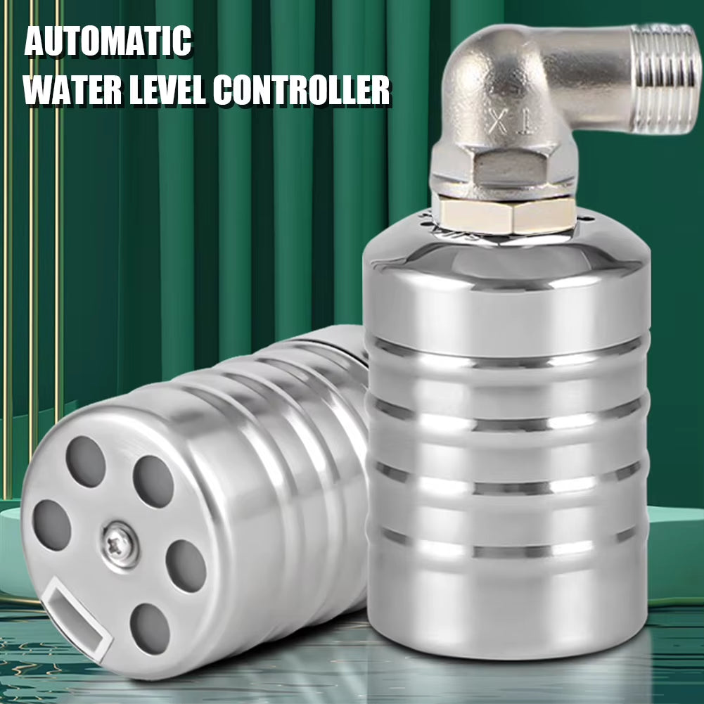 Automatic Water Level Control Valve Stainless Steel Floating Ball Valve Water Tank Water Tower Shutoff Valve Kitchen Accessories